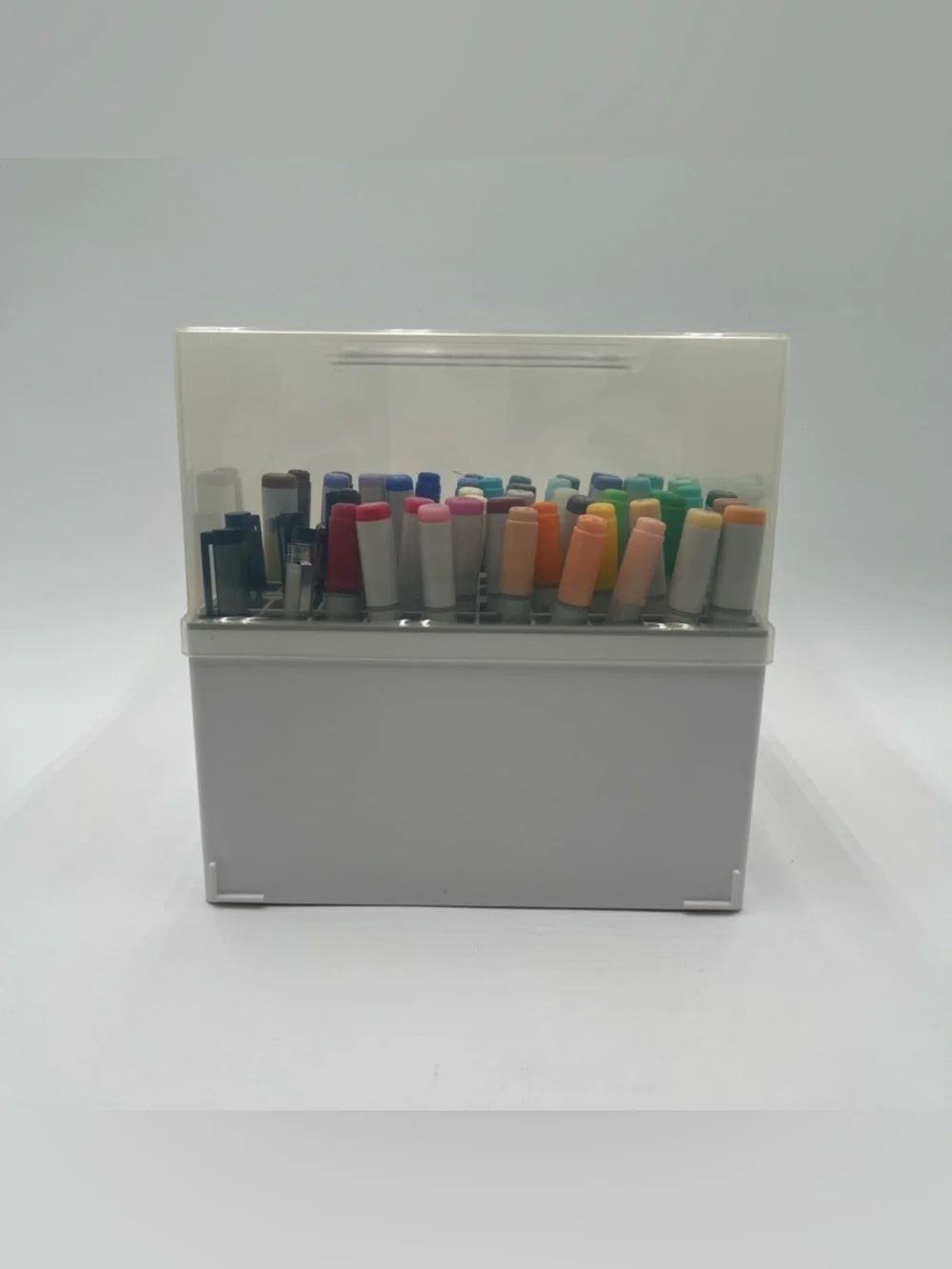 Copic Sketch Ciao Multiliner Markers Lot of 53 Assorted Colors Art Pens w/case